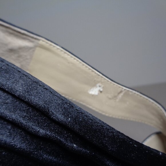 Enzo Angiolini Size 9.5 M / SLENDOR  / Black / Satin / Sandals New Women's Shoes - Picture 16 of 16